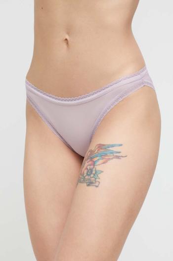 Nohavičky Calvin Klein Underwear fialová farba