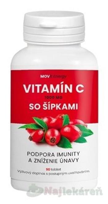 MOVit Vitamin C 1000 mg se šípky 90 tabliet
