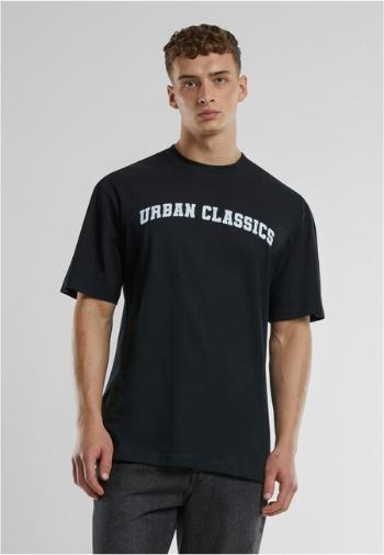 Urban Classics UC College Logo Tall Tee black - XXL