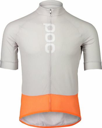 POC Essential Road Logo Jersey Granite Grey/Zink Orange XL