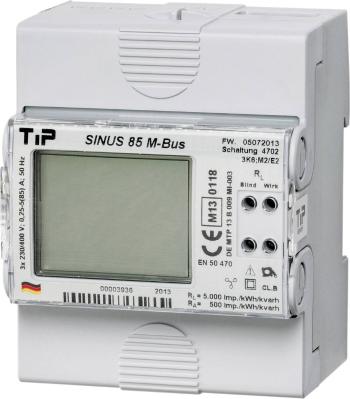 TIP SINUS 85 M-BUS trojfázový elektromer  digitálne/y  Úradne schválený: áno  1 ks