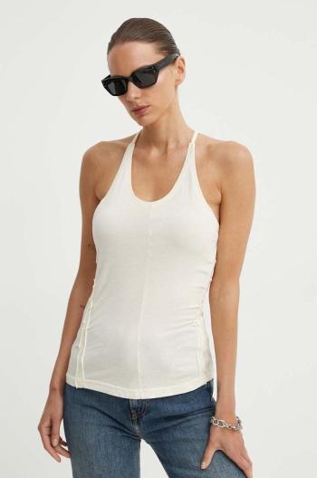 Bavlnený top G-Star Raw béžová farba, D24652-4107