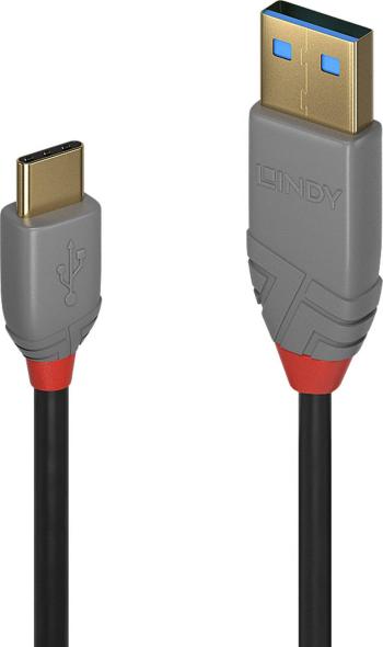 LINDY #####USB-Kabel USB 2.0 #####USB-A Stecker, #####USB-C™ Stecker 50.00 cm čierna