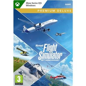 Microsoft Flight Simulator 40th Anniversary – Premium Deluxe Edition – Xbox Series X|S/Windows Digit (G7Q-00135)