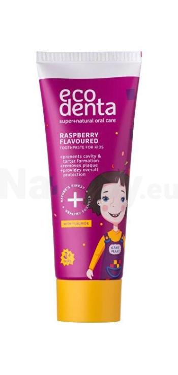 Ecodenta Zubní pasta s malinovou příchutí pro děti Super+Natural Oral Care Raspberry Flavoured (Toothpaste For Kids) 75 ml