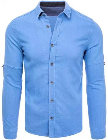 Modrá džínsová košeĺa vel. 2XL