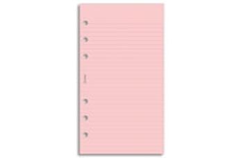 Filofax linajkový papier ružový 30 listov - Osobný