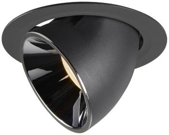 SLV NUMINOS GIMBLE XL 1006037 LED vstavané svetlo čierna  teplá biela je možné namontovať na strop, otočné , výkyvné