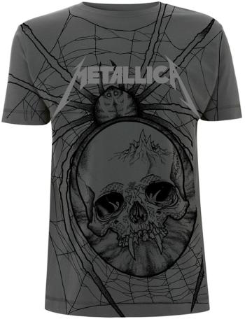 Metallica Tričko Spider All Over Grey M