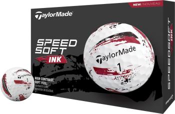 TaylorMade Speed Soft Ink Red Golfové lopty