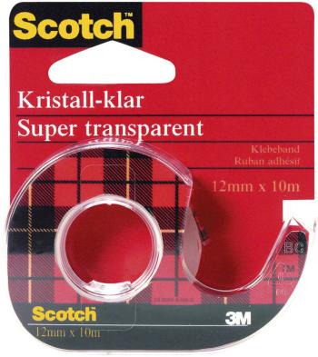 3M 70-0713-2152-8 600H1210 lepiaca páska Scotch® Crystal Clear 600 priehľadná (d x š) 10 m x 12 mm 1 ks