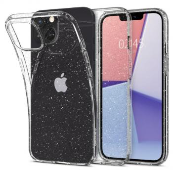 Spigen Liquid Crystal silikónový kryt na iPhone 13 mini, glitter priesvitný (ACS03312)