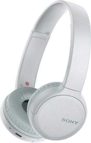 Sony WH-CH510 Bluetooth  slúchadlá On Ear na ušiach Headset, regulácia hlasitosti biela