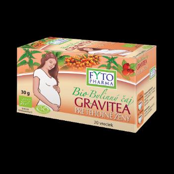 Fyto Pharma Gravitea BIO Bylinný čaj pre tehotné, porciovaný 20 x 1.5 g