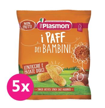 Plasmon Chrumky Bezlep Šošovica Batáty 12m+ 5ks