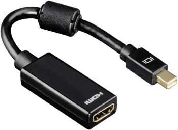 Hama 54560 DisplayPort / HDMI adaptér [1x mini DisplayPort zástrčka - 1x HDMI zásuvka] čierna  10.00 cm