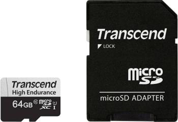 Transcend High Endurance 350V pamäťová karta micro SDXC  Class 10, UHS-I vr. SD adaptéru