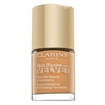 Clarins Skin Illusion Velvet Natural Matifying & Hydrating Foundation tekutý make-up so zmatňujúcim účinkom 112C Amber 30 ml