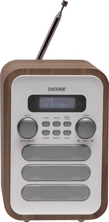 Denver DAB-48 kuchynské rádio FM, DAB+ Bluetooth, DAB+, UKW   biela