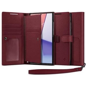 Spigen Wallet S Plus Burgundy Samsung Galaxy S23 Ultra (ACS05630)