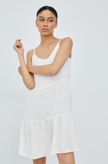 Šaty JDY biela farba, mini, áčkový strih