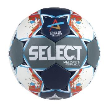 Hádzanárska lopta Select HB Ultimate Replica Champions League Men šedo modrá