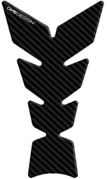 OneDesign Universal Matt Black Carbon 123 mm 214 mm Tank Pad