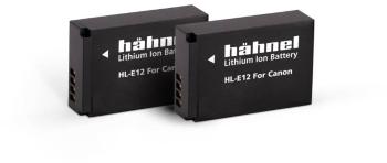 Hähnel HL-E12, 2er akumulátor do kamery Náhrada za orig. akumulátor LP-E12 7.2 V 850 mAh