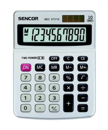 Kalkulačka SENCOR SEC 377/10 DUAL