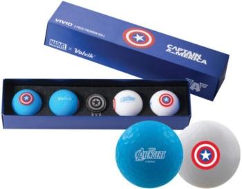 Volvik Marvel 4 Ball Pack Captain America