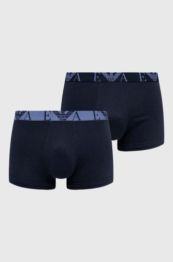 Boxerky Emporio Armani Underwear 3-pak pánske, tmavomodrá farba