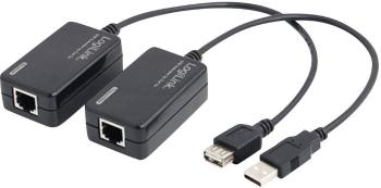 LogiLink UA0021D USB 1.1 extender (predĺženie) cez sieťový kábel RJ45 60 m