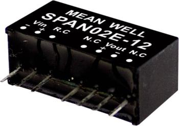 Mean Well SPAN02C-15 DC / DC menič napätia, modul   134 mA 2 W Počet výstupov: 1 x