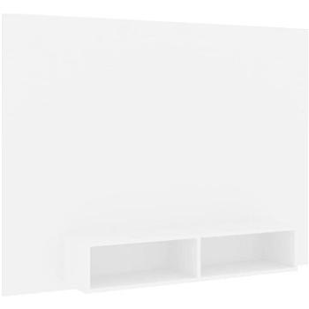 SHUMEE nástenná biela, 135 × 23,5 × 90 cm (808278)