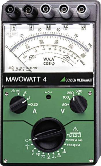 Gossen Metrawatt MAVOWATT 4 sieťový analyzátor  1fázové, 3-fázové