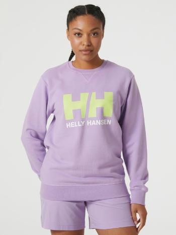 Helly Hansen Logo Crew Sweat Mikina Fialová