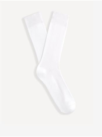 Biele ponožky Celio Riqlo