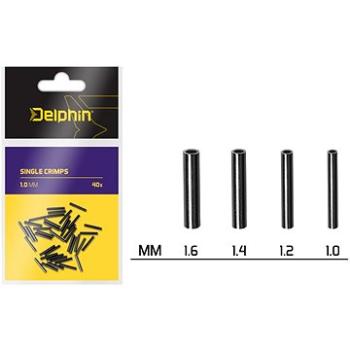Delphin Single Crimps 1,6 mm 40 ks (8586018468688)