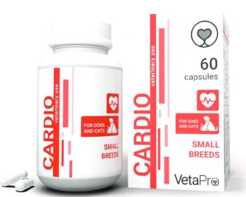 VetaPro Cardio Small Breeds na podporu normálnej funkcie kardiovaskulárnej sústavy 60cps