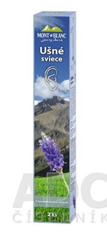 Mont Blanc Luxury Auris Ušné sviece s levanduľovým olejom 2 ks