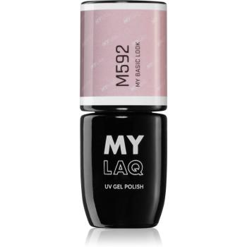 MYLAQ UV Gel Polish gélový lak na nechty odtieň My Basic Look 5 ml