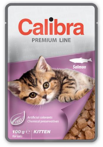 Calibra KAPSIČKA Premium cat Kitten Losos v omáčke 24 x 100g