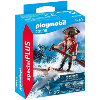 Playmobil 70598 Pirát s vorom a žralokom kladivounom (4008789705983)