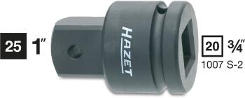 Hazet  1007S-2 adaptér zástrčného kľúča   Pohon (skrutkovač) 3/4" (20 mm) Typ zakončenia 1" (25 mm) 65 mm 1 ks