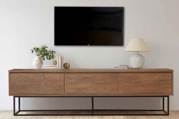 Sofahouse Dizajnový TV stolík Balwina II 180 cm vzor orech