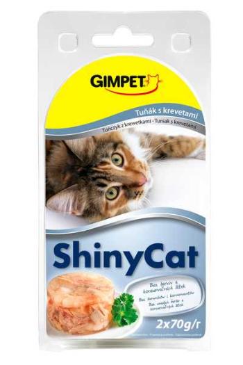 Shiny Cat konzerva Tuniak+Krevety 2×70g