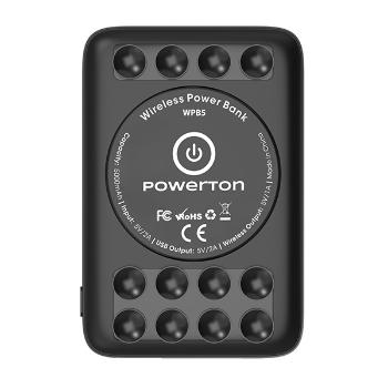 POWERTON POWER BANKA S BEZDR. NABIJ., LI-POL, 5V, 5000MAH, NABIJANIE MOBIL. TELEFONOV