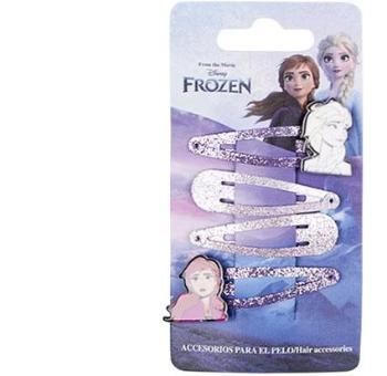 Cérda Sponky do vlasov Frozen - Elsa a Anna fialové 4 ks
