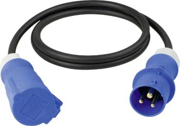 AS Schwabe 61489 napájací predlžovací kábel   čierna/modrá 1.5 m