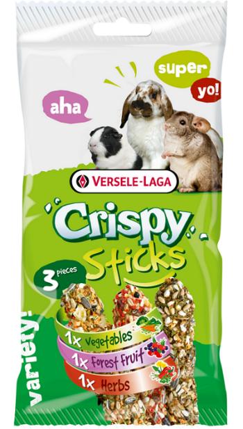 Versele Laga Crispy Sticks Herbivores Triple Variety Pack 3 ks,165 g